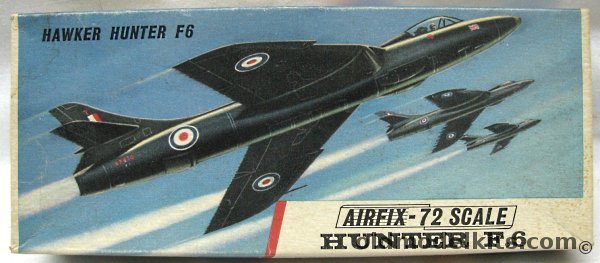 Airfix 1/72 Hawker Hunter F6 - Type Three Issue, 288 plastic model kit